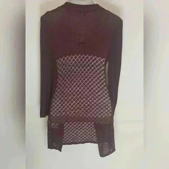 Hannah Open Front Cardigan Sweater, Size S - Picture 4 of 4